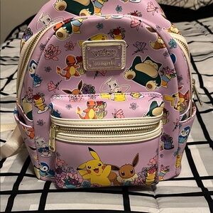 Loungefly Pokémon Pink and Cream Backpack